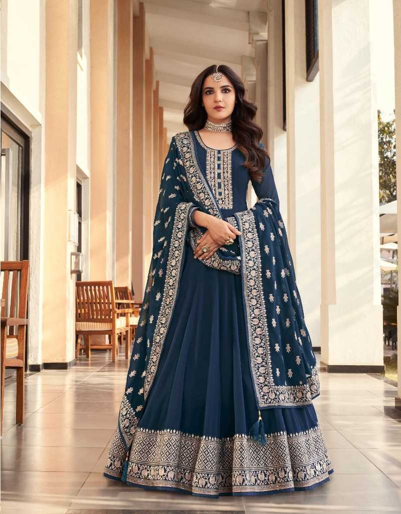 Ynf Faux Georgette KESH379 94001 to 94008 Suits & Dresses Wholesale Ladies Suits Georgette Suit Semi Stitched Suits Manufacturer