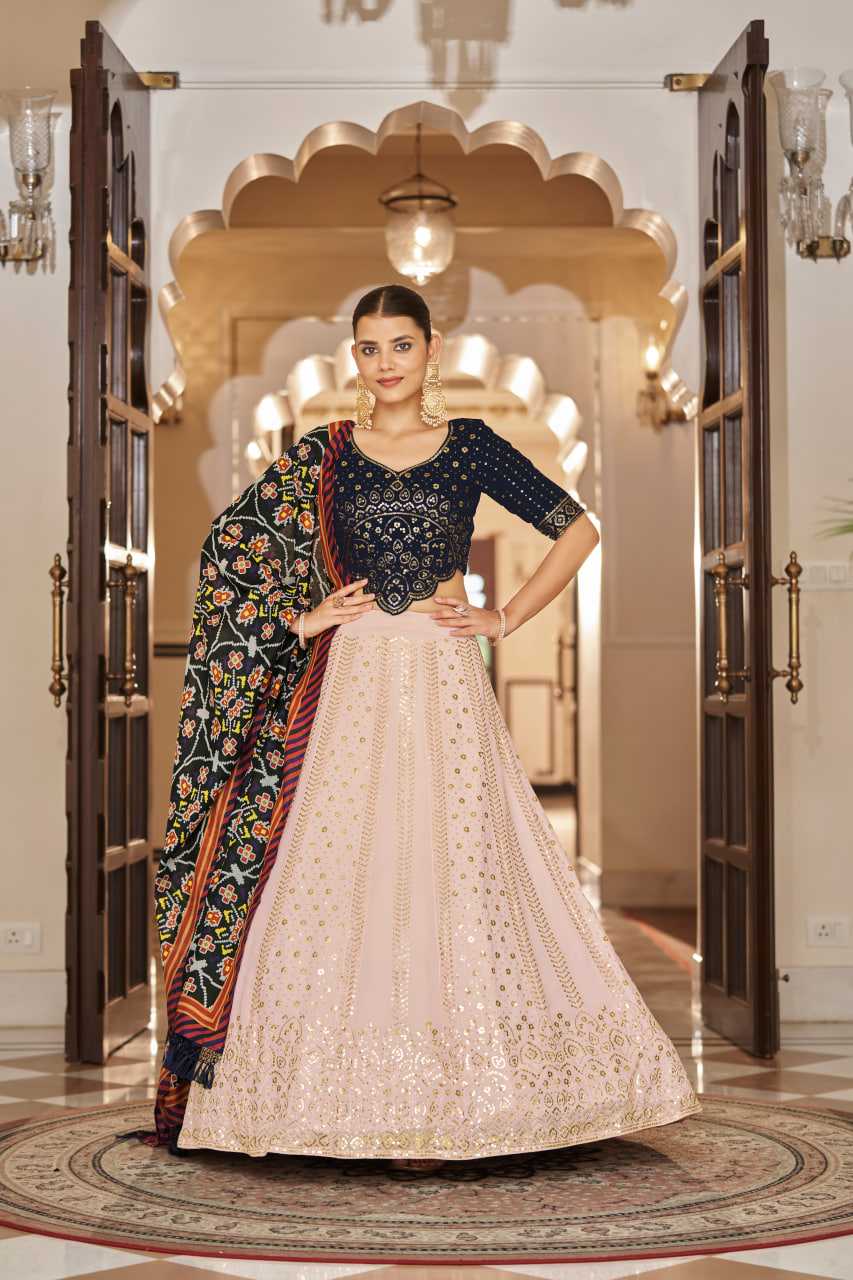 Ynf Georgette KESH417 2201 Lehengas Wholesale Embroidered Lehenga Heavy Lehenga Sequins Lehenga Manufacturer