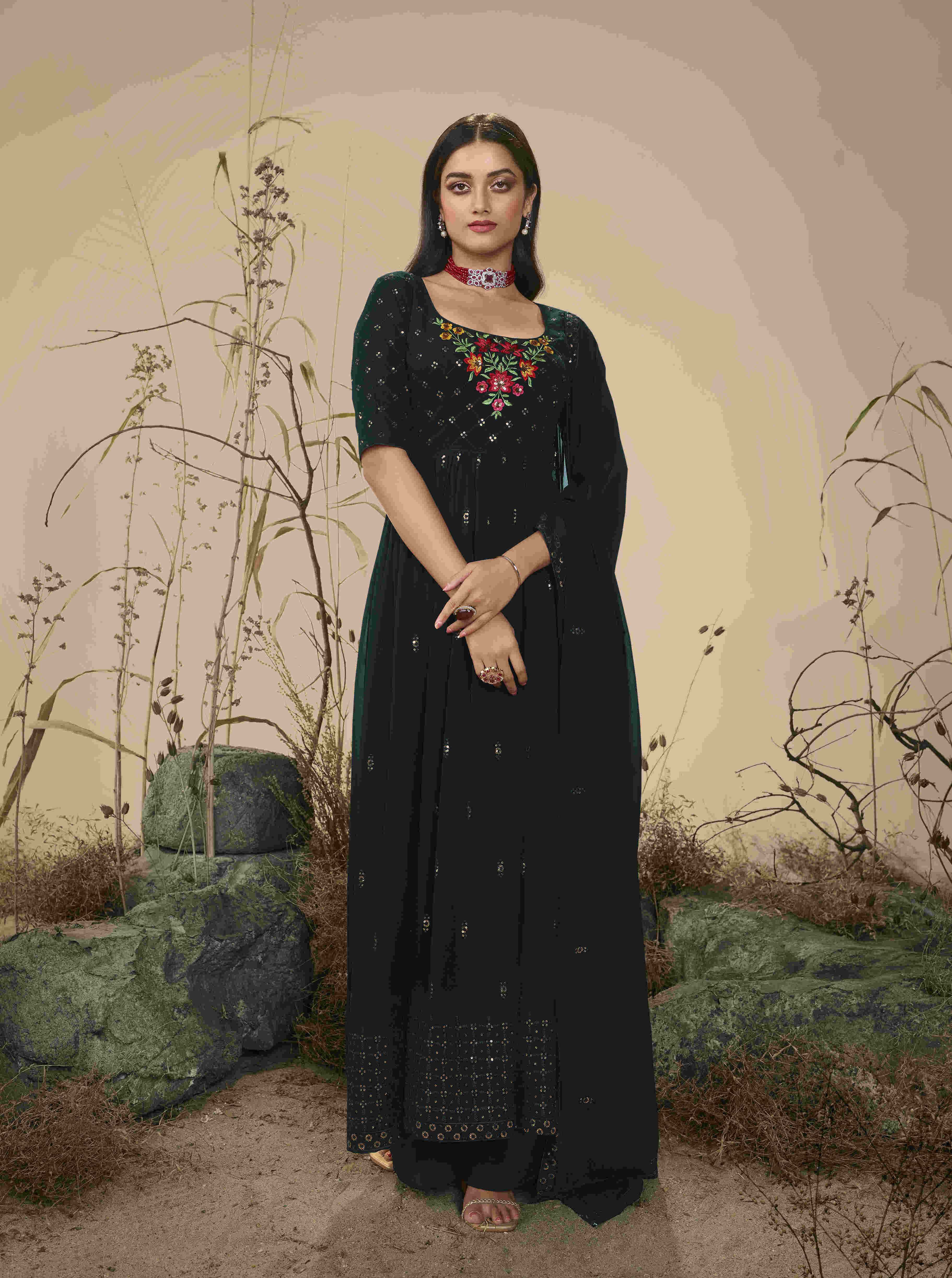 Ynf Georgette KESH417 4826 Suits & Dresses Wholesale Embroidery Suits Georgette Suit Designer Suits Manufacturer