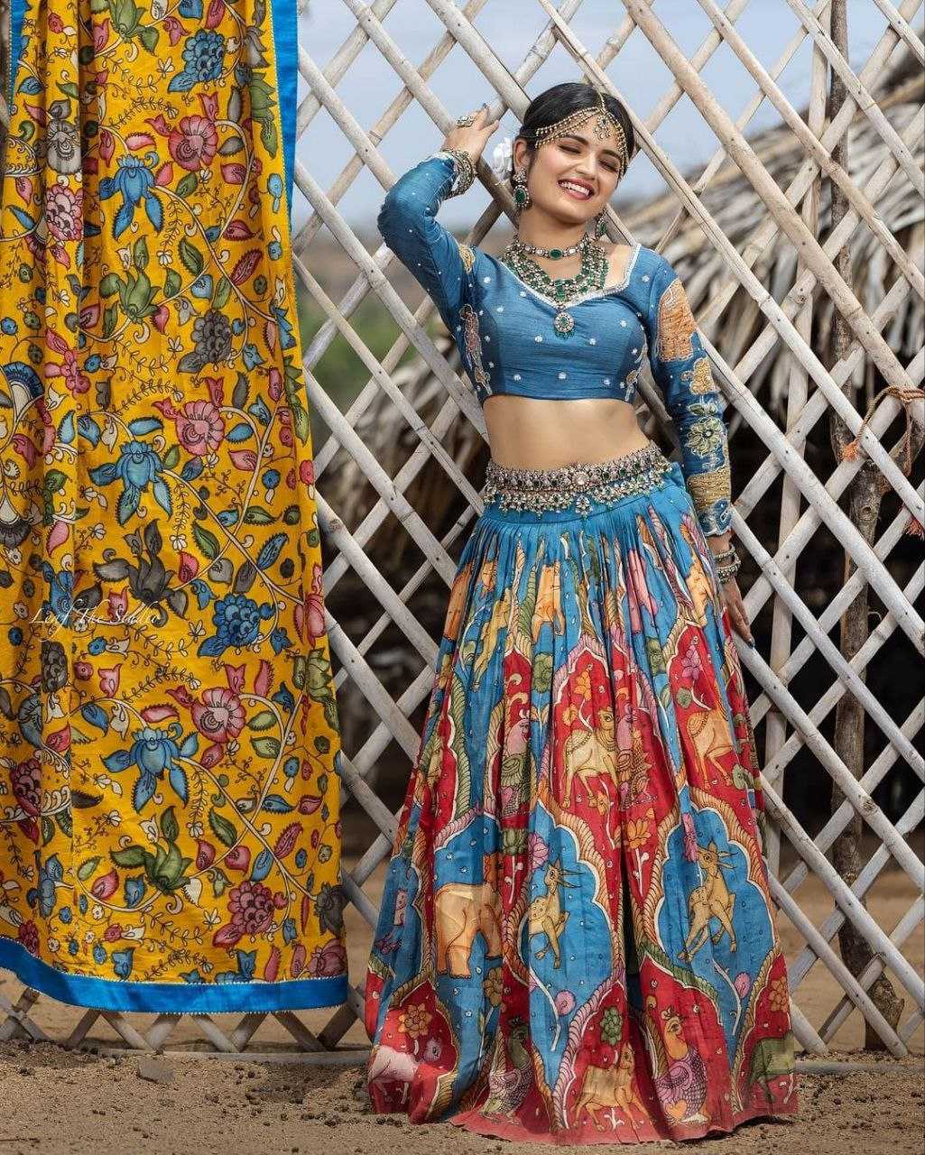 Ynf Heavy Chinnon Silk KESH189 VET20 Lehengas Wholesale Silk Lehenga Printed Lehenga Lehenga With Blouse Manufacturer