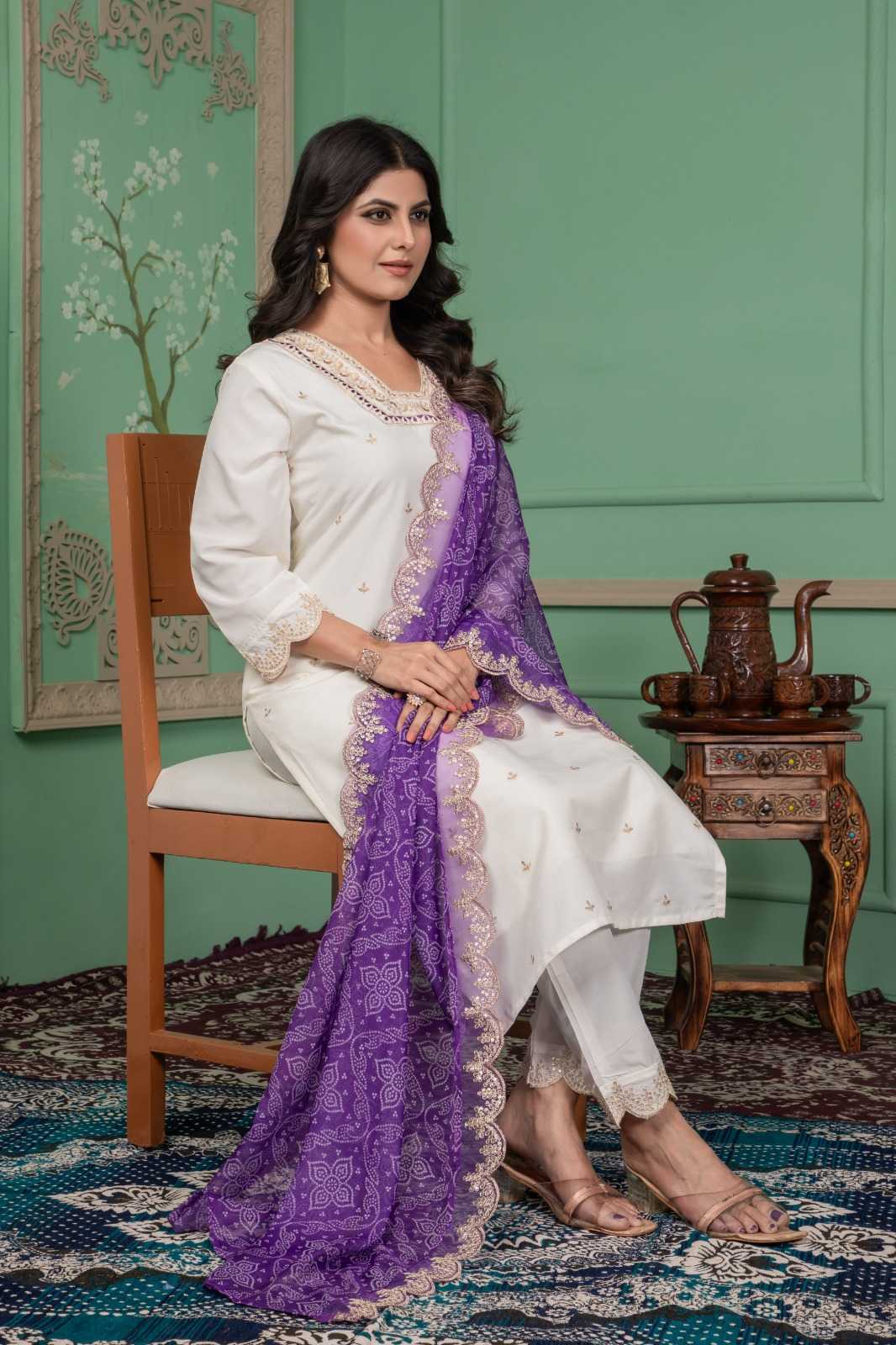 Ynf Heavy Roman Silk RIN158 shreevali Suits & Dresses Wholesale Embroidery Suits Designer Suits A-Line Suits Manufacturer