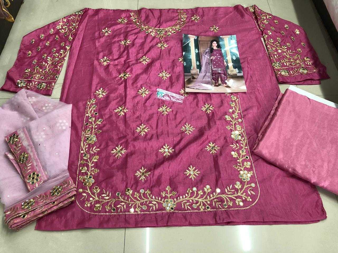 Ynf Heavy Silk KESH379 002021 Suits & Dresses Wholesale Embroidery Suits Silk Suits Semi-Stitched Suits Manufacturer