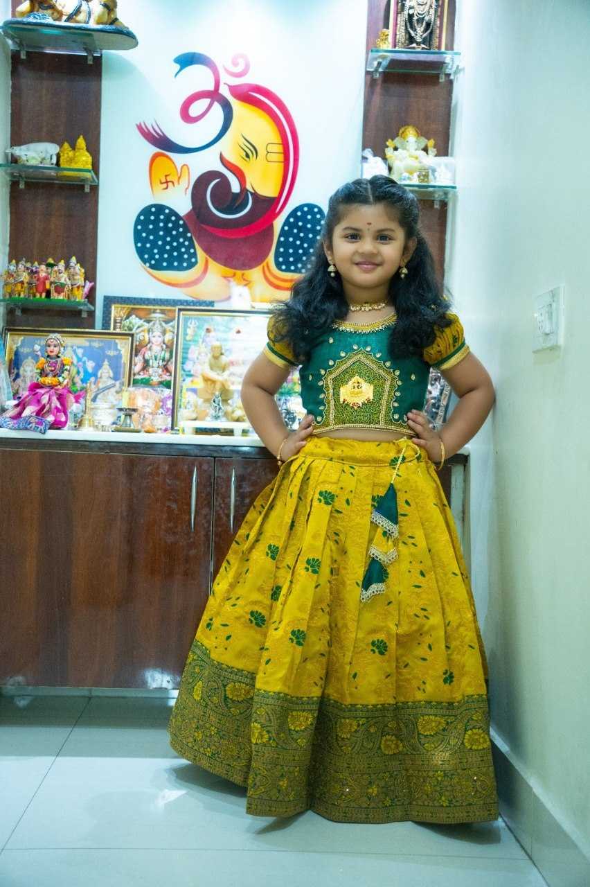 Ynf Jacquard KESH109 RRKT82 Kids Wear Wholesale Kids Lehenga Indian Wear For Kids Baby Girl Lehenga Manufacturer