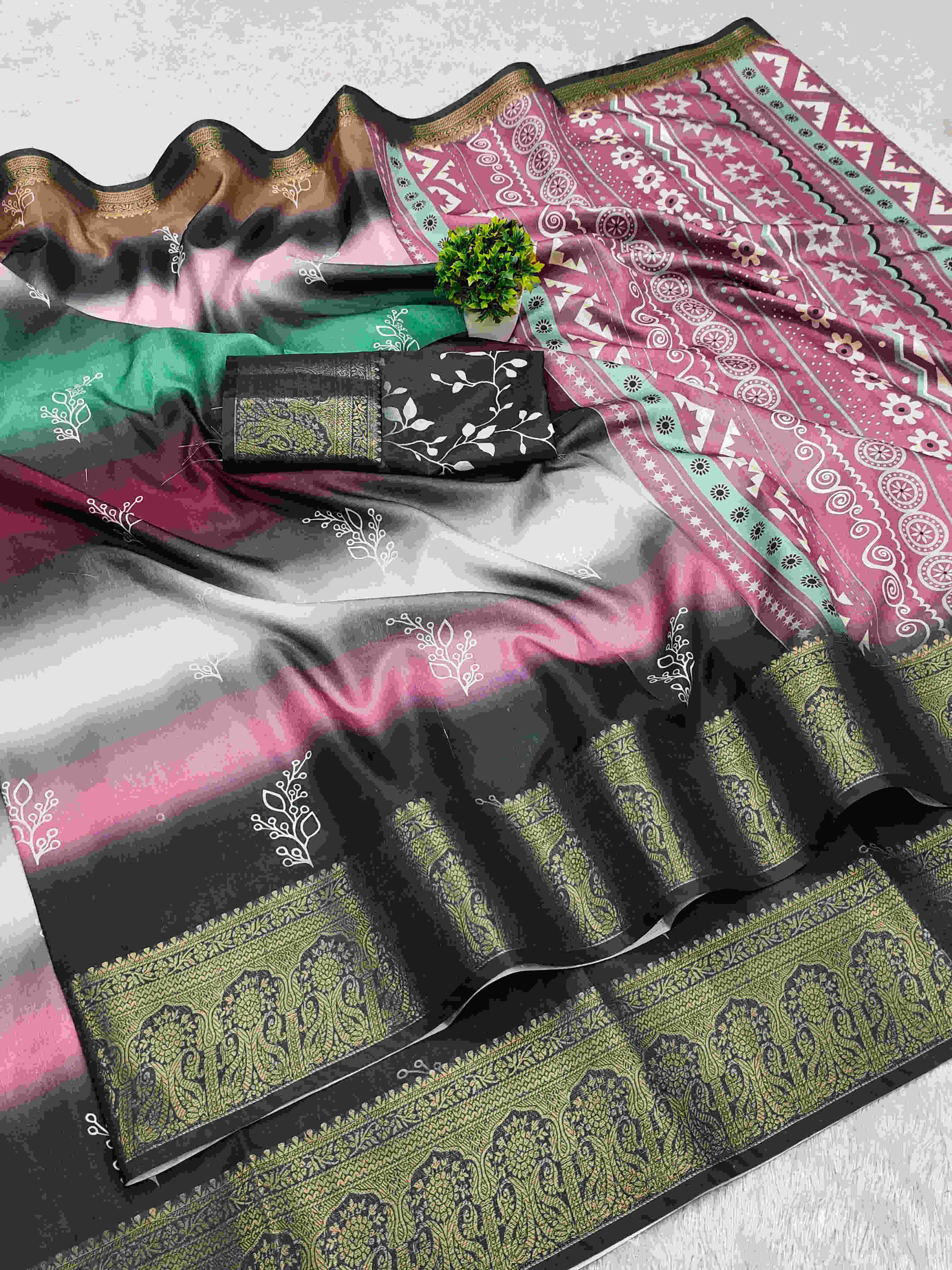 Ynf Kanjivaram Silk RIN145 KIRA Silk Sarees Wholesale Dola Silk Sarees Kanjeevaram Sarees Printed Silk Saree Manufacturer