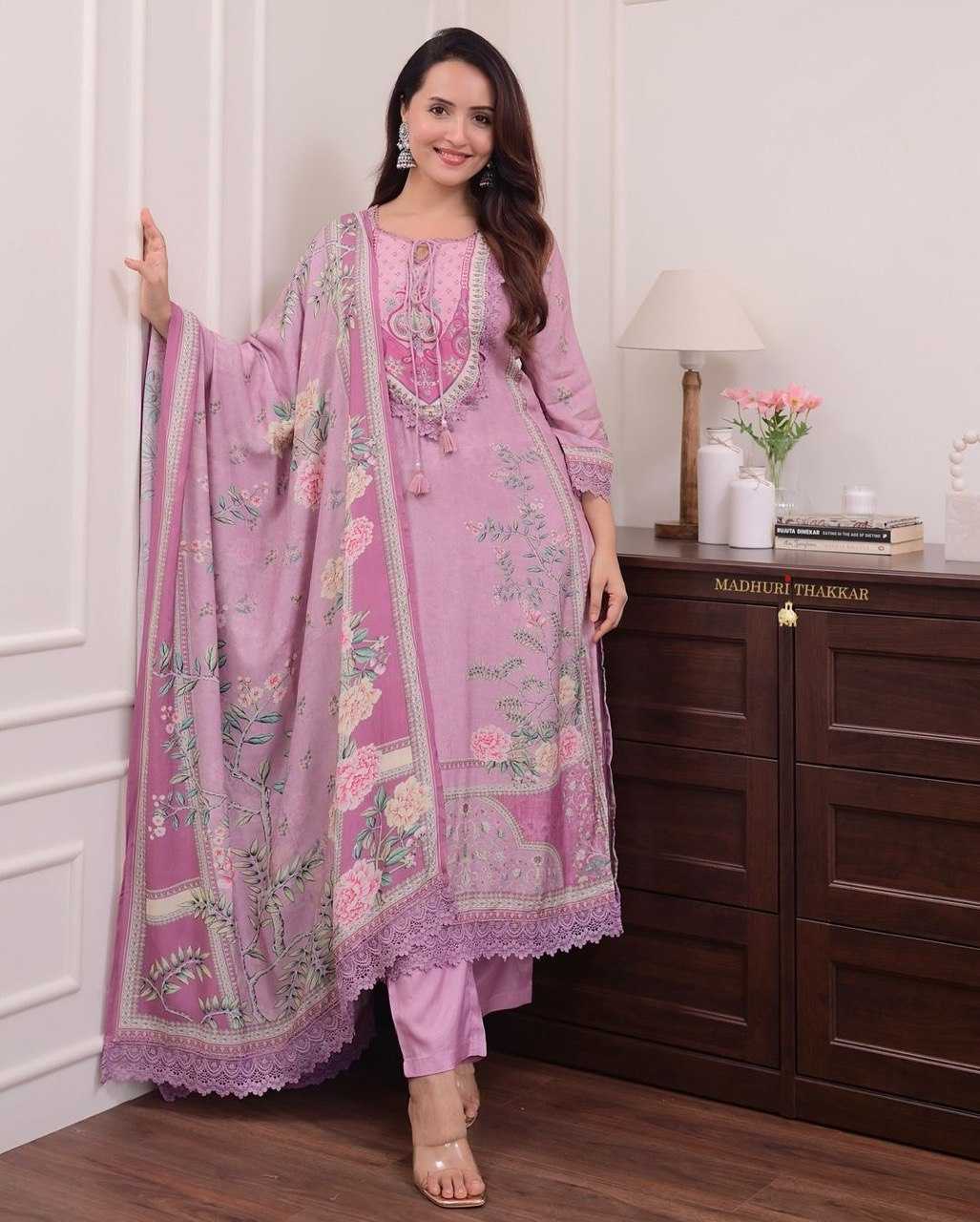 YNF LINEN KESH360 AKD09 SUIT WHOLESALE LINEN DESIGNER LADIES SUITS MANUFACTURER