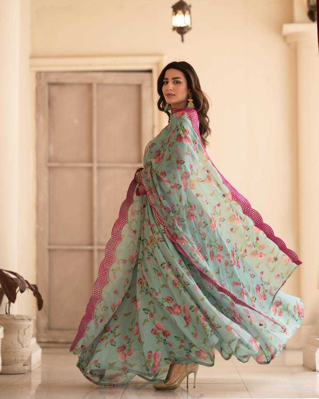 YNF LINEN KESH408 6012 SUIT WHOLESALE DESIGNER PARTY WEAR LADIES SUIT MANUFACTURER