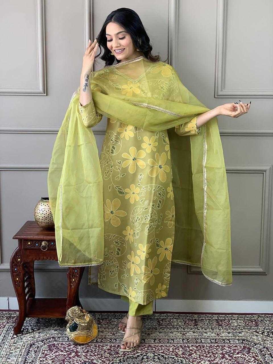 YNF MUSLIN SILK KESH177 KRA10 SUIT WHOLESALE DESIGNER SILK LADIES SUIT MANUFACTURER