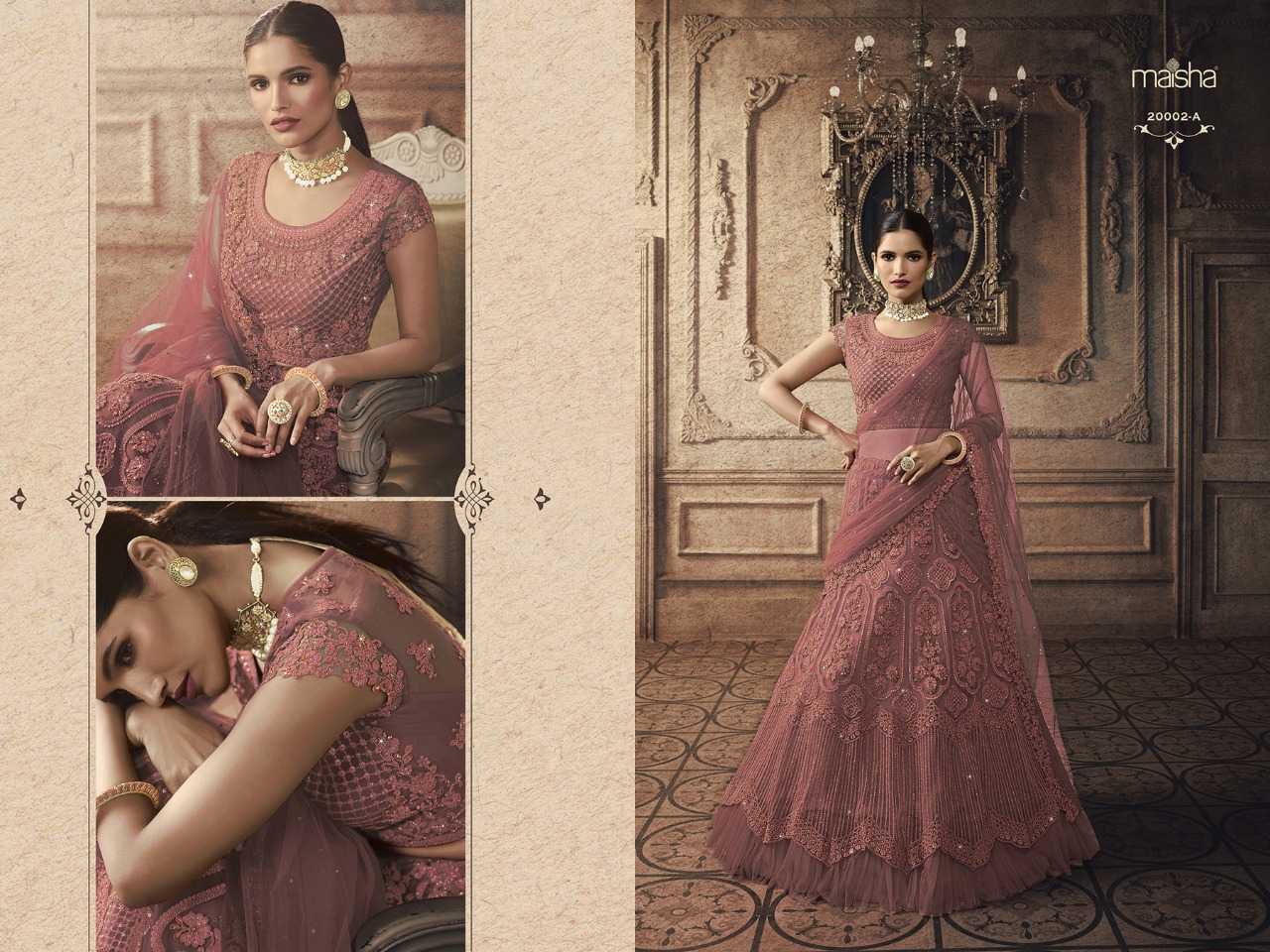 Ynf Net KESH379 20002 Lehnga Suits & Dresses Wholesale Ladies Suits Embroidery Suits Semi Stitched Suits Manufacturer