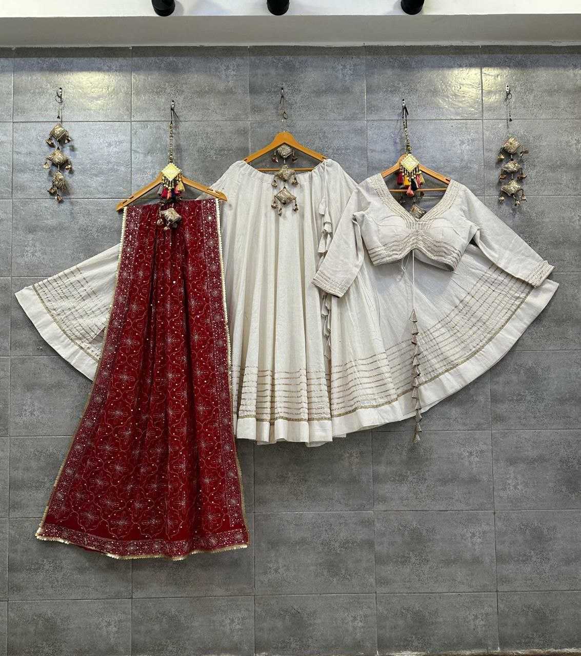 Ynf Pure Cotton KESH179 AHB108 Navratri Chaniya Choli Wholesale Navratri Gowns Manufacturer