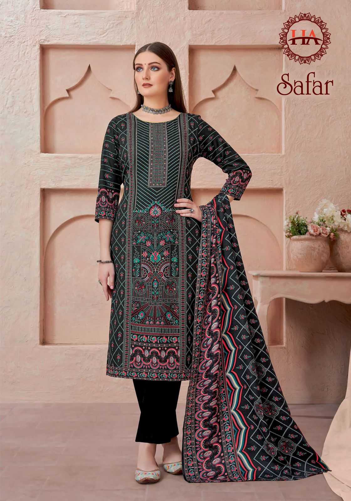 Ynf Pure Pashmina RIN314 SAFAR Suits & Dresses Wholesale Printed Suits Wedding Suits Designer Suits Manufacturer