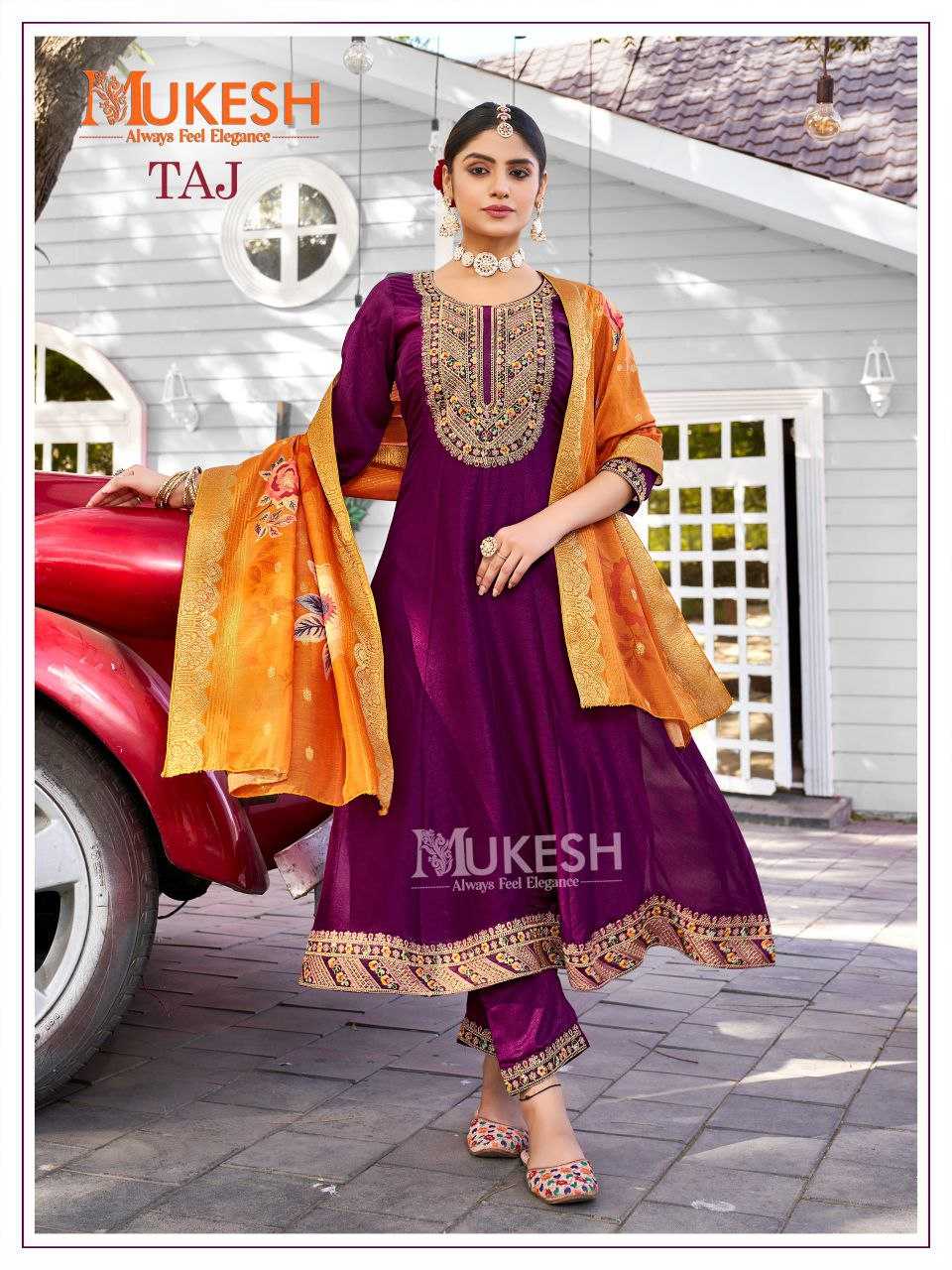 YNF PURE VISCOS KESH246 0125 GOWNS WHOLESALE FANCY EMBROIDERY SILK GOWNS MANUFACTURER