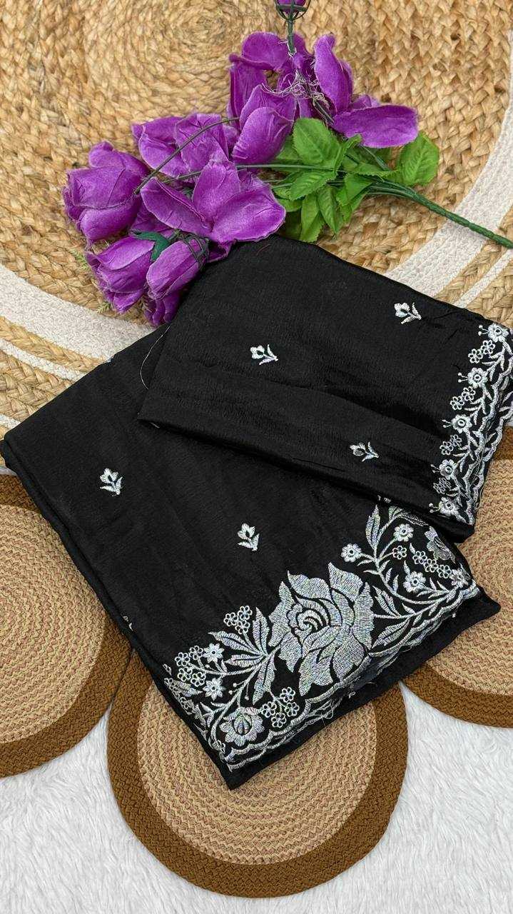 YNF RANGOLI SILK RIN170 RUD17 SAREES WHOLESALE SATIN EMBROIDERED PARTY WEAR SAREES MANUFACTURER