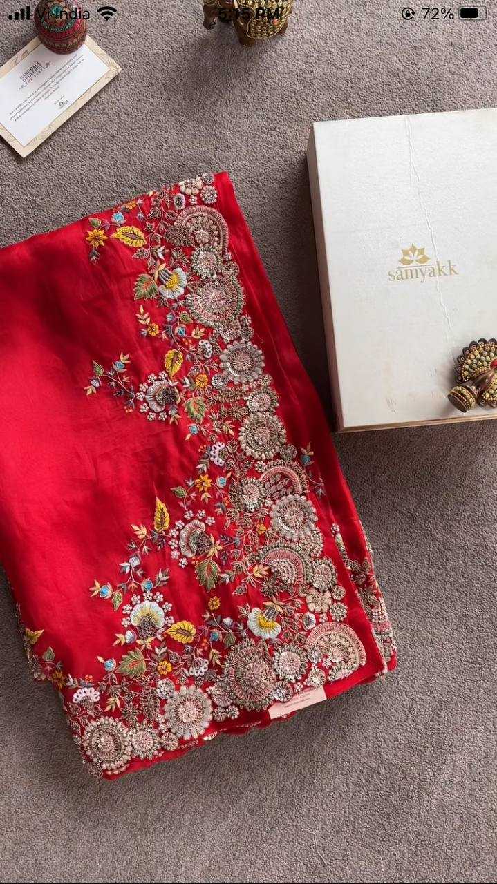 Ynf Rangoli Silk RIN188 Sunflower Sarees Wholesale Party Wear Sarees Fancy Sarees Embroidered Sarees Manufacturer