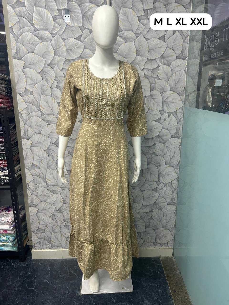 YNF RAYON KESH407 RMT24 GOWNS WHOLESALE FANCY ANARKALI LONG GOWNS MANUFACTURER