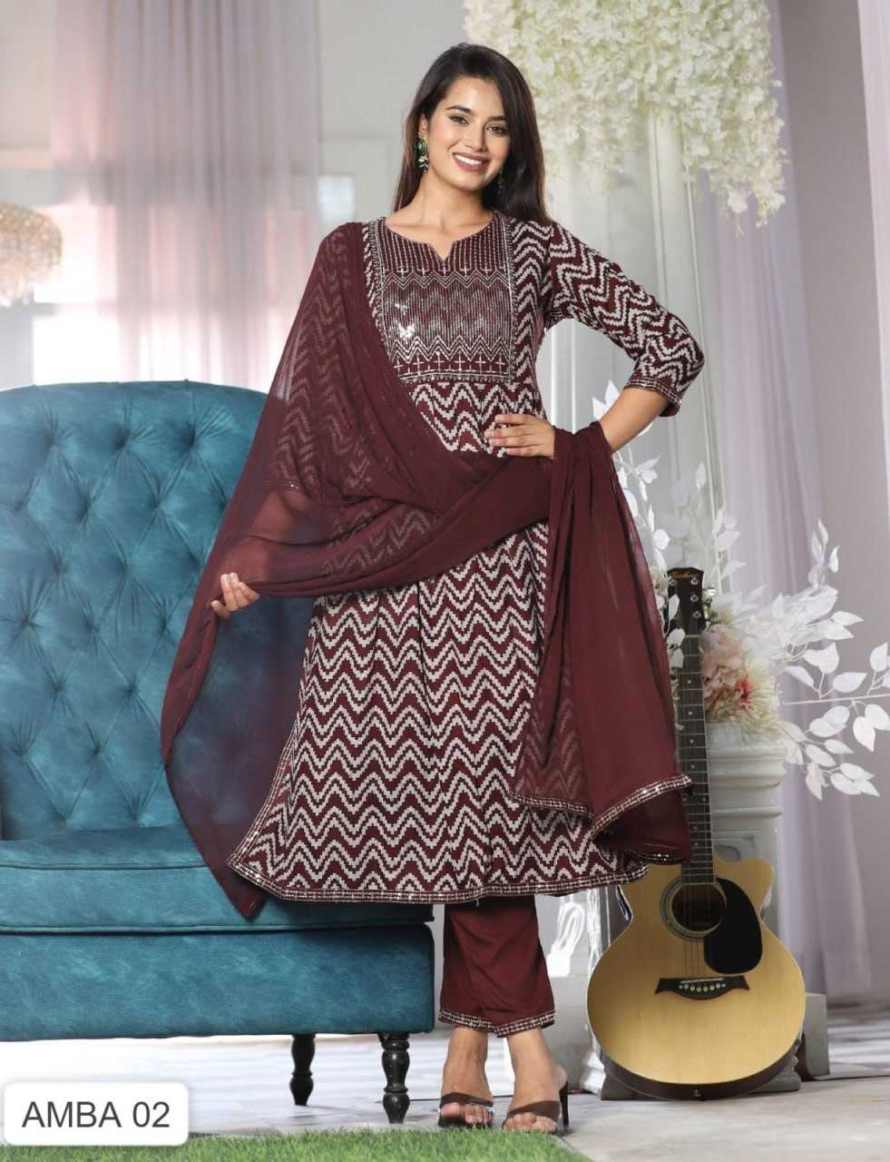 Ynf Rayon RIN131 012 MANSA Suits & Dresses Wholesale Ladies Suits Printed Suits Printed Dresses Manufacturer