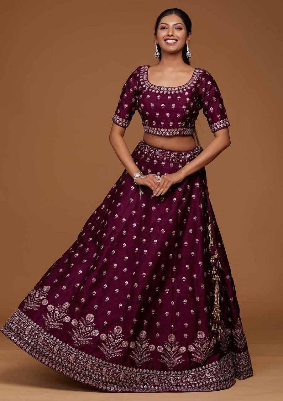 YNF SATIN KESH402 400 LEHENGA WHOLESALE DESIGNER SATIN FANCY LEHENGA MANUFACTURER