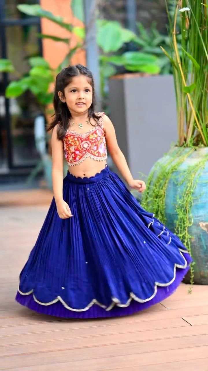 YNF SILK KESH168 MNT51KIDS LEHENGA WHOLESALE DESIGNER BABY GIRL LEHENGA CHOLIS MANUFACTURER