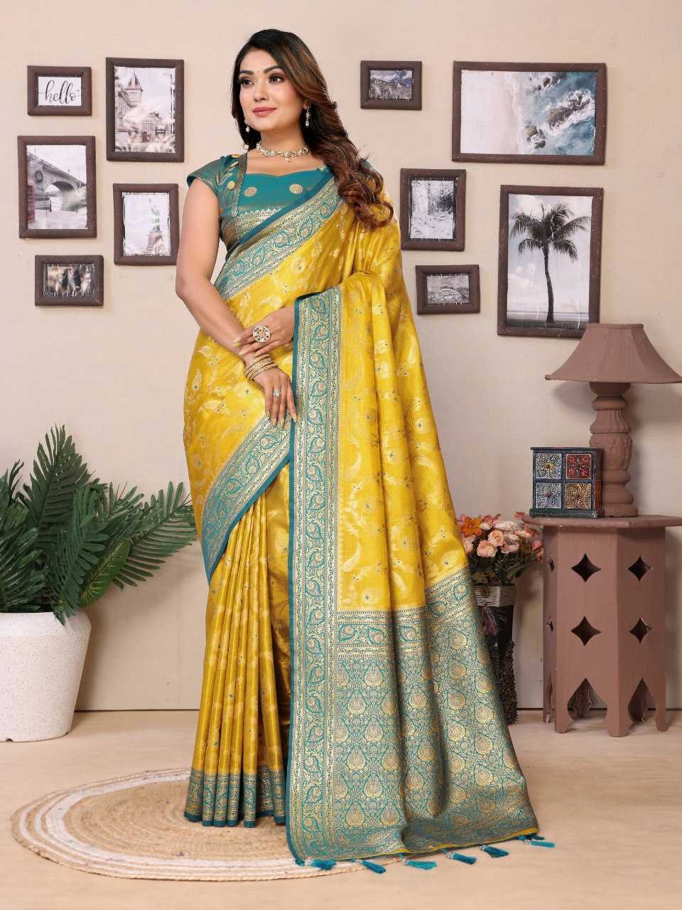 YNF SILK RIN144 Hema SAREE WHOLESALE DESIGNER TISSUE SILK PARTY WEAR SAREES MANUFACTURER 