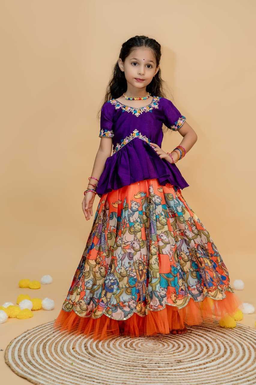 Ynf soft chinon KESH109 RRKT90 Kids Wear Wholesale Kids Lehenga Kids Traditional Outfits Kids Lehenga Choli Manufacturer