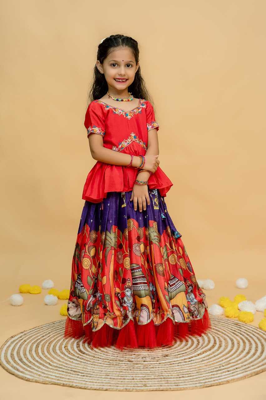 Ynf soft chinon KESH109 RRKT93 Kids Wear Wholesale Kids Lehenga Kids Traditional Outfits Baby Girl Lehenga Manufacturer