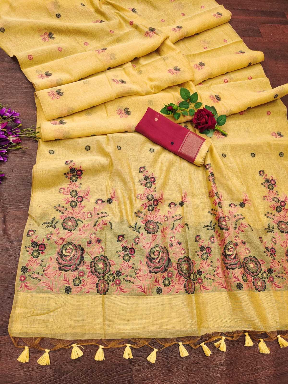 Ynf Soft Cotton KESH364 JHP18 Sarees Wholesale Floral Sarees Cotton Sarees Sarees With Blouse Manufacturer