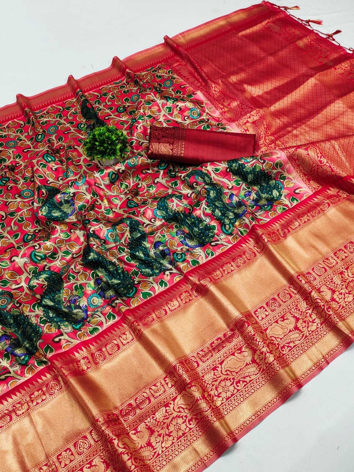 Ynf Soft Silk KESH203 MTW54 Silk Sarees Wholesale Soft Silk Sarees Designer Silk Sarees Kalamkari Silk Sarees Manufacturer