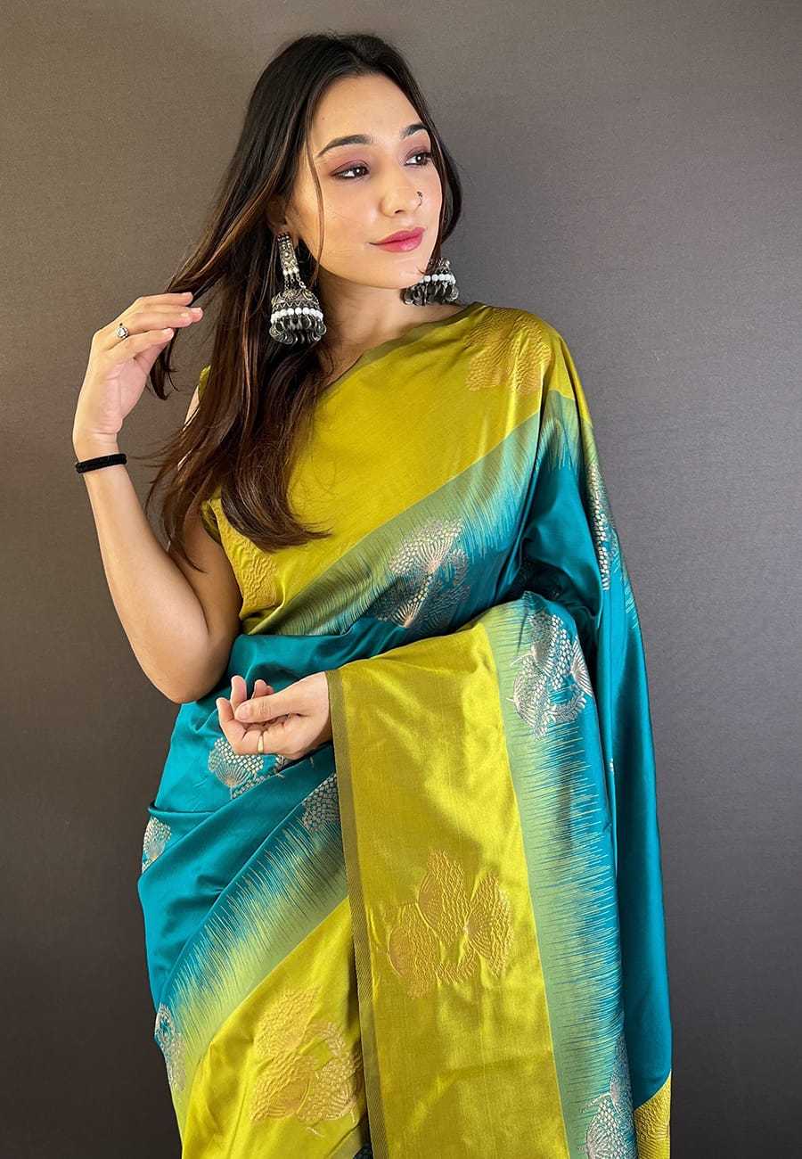 Ynf Soft Silk RIN116 REW32 Silk Sarees Wholesale Soft Silk Sarees Pure Zari Silk Sarees Silk Sarees With Contrast Pallu Manufacturer