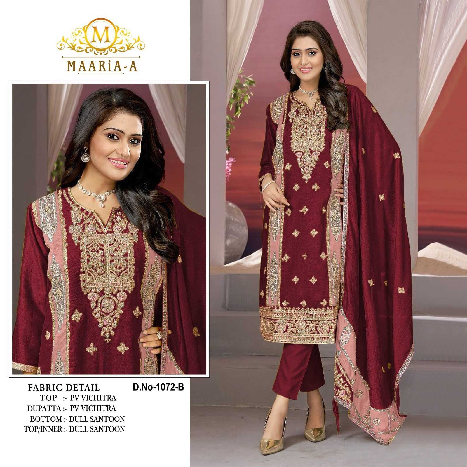 Ynf Soft Vichitra KESH379 1072 Suits & Dresses Wholesale Ladies Suits Embroidery Suits Semi Stitched Suits Manufacturer