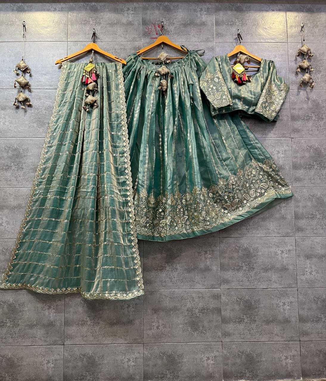 Ynf Tissue Silk KESH179 AHB105 Lehengas Wholesale Silk Lehenga Designer Lehenga Choli Chaniya Choli Manufacturer