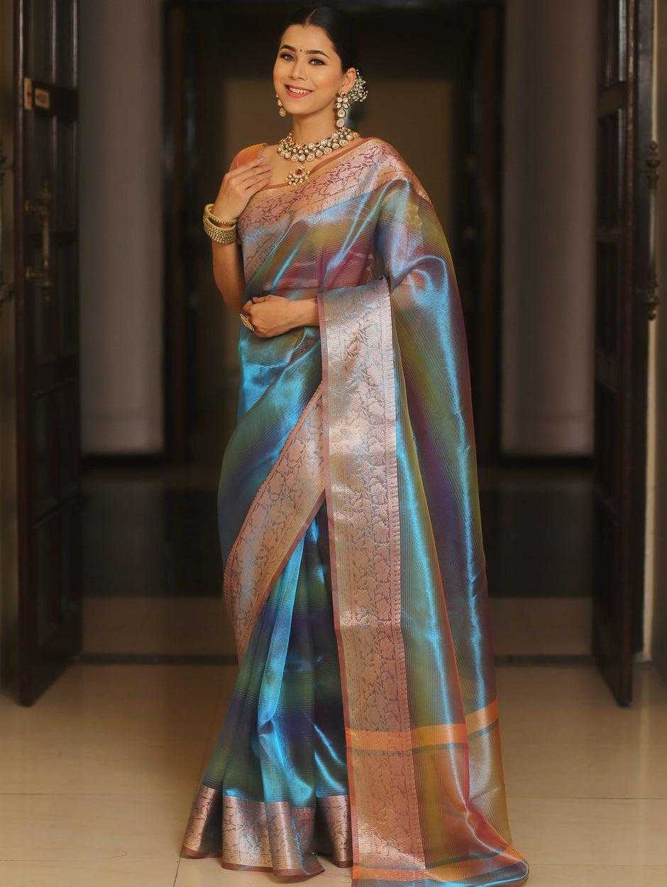 YNF TISSUE SILK KESH274 MIS20 SILK SAREE WHOLESALE SOFT SILK DESIGNER PARTY WEAR SILK SAREE MANUFACTURER