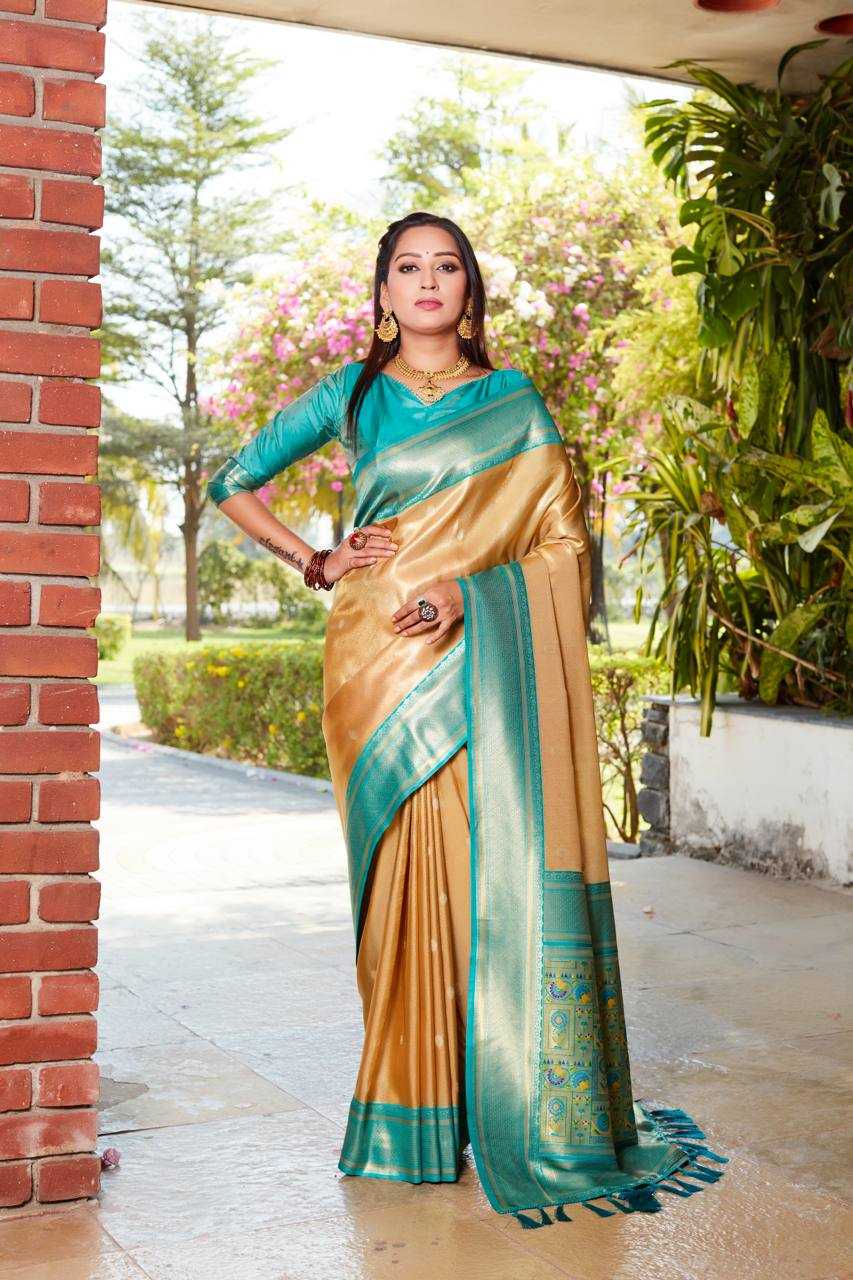 YNF TISSUE SILK RIN144 KOKILA SILK SAREES WHOLESALE TRADITIONAL HEAVY SILK SAREE WITH BLOUSE MANUFACTURER