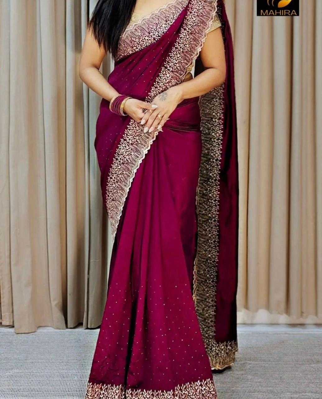 YNF VICHITRA SILK KESH364 JHP01 SILK SAREE WHOLESALE EMBROIDERED ZARI NORDERED FANCY SILK SAREE MANUFACTURER