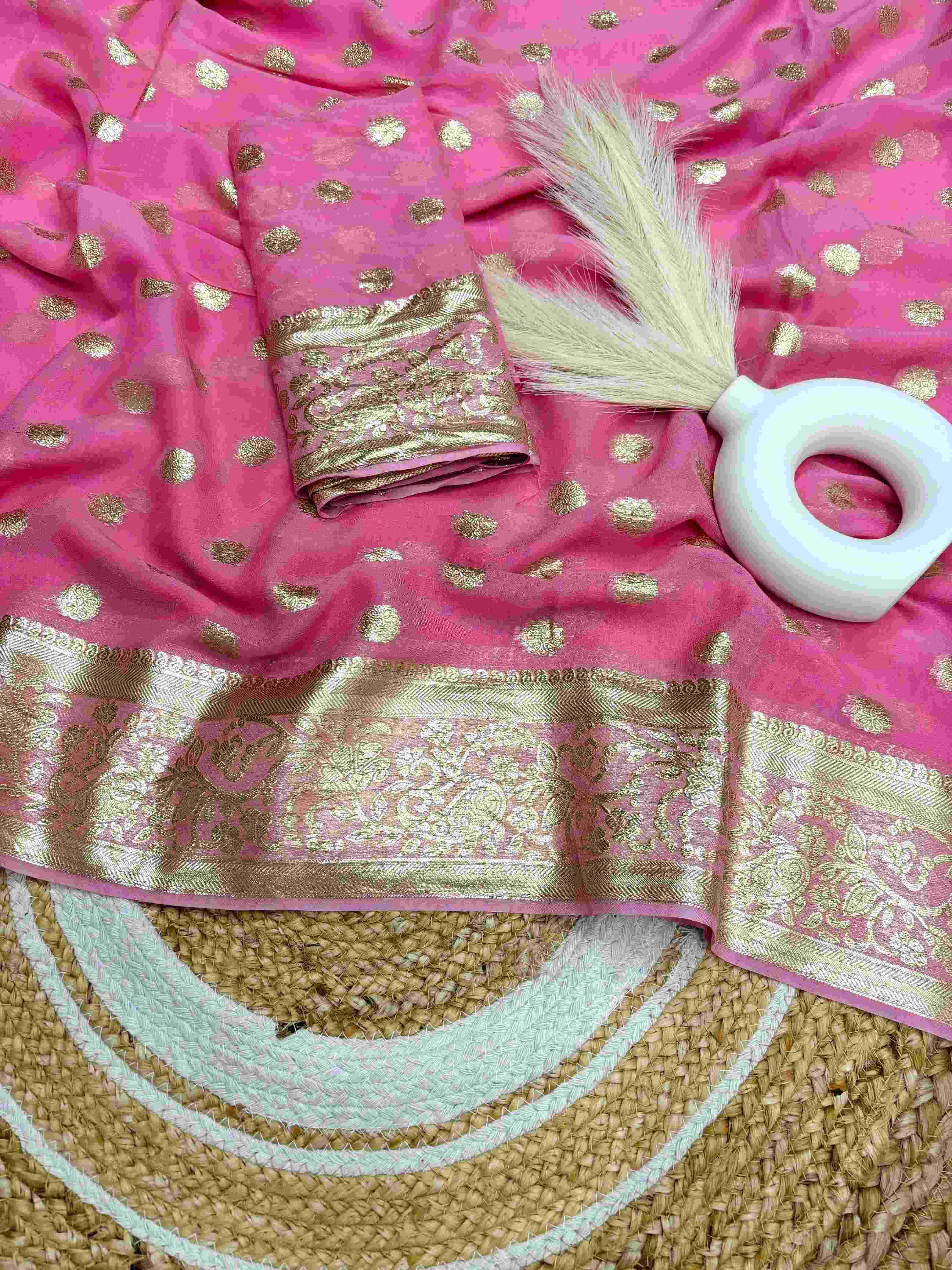 YNF VISCOSE  KESH222 RUN158 SAREE WHOLESALE VISCOSE GEORGETTE FANCY SAREE MANUFACTURER