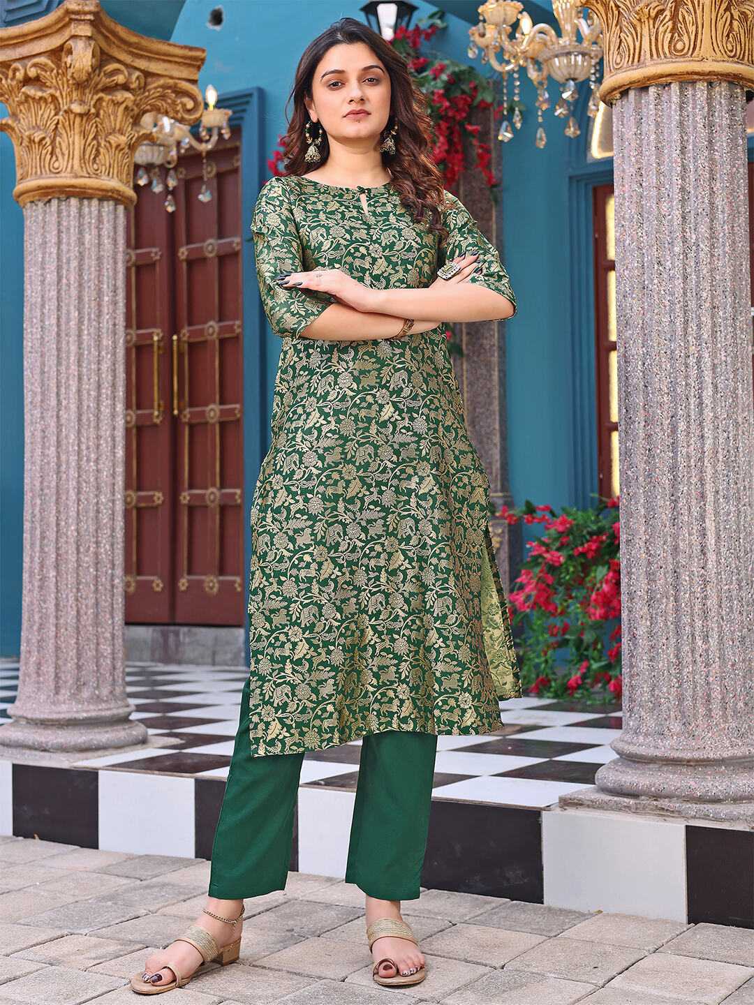 Ynf Art Silk KESH334 PAVITRA Suits & Dresses Wedding Collections Festive Collections Wholesale Ladies Silk Suit Designer Suits Long Kurti Suits Manufacturer