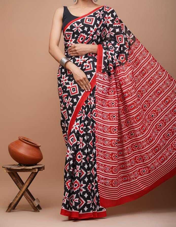 Ynf Chanderi Silk KESH430 SARIKA Sarees Wholesale Printed Sarees Chanderi Sarees Traditional Sarees Manufacturer