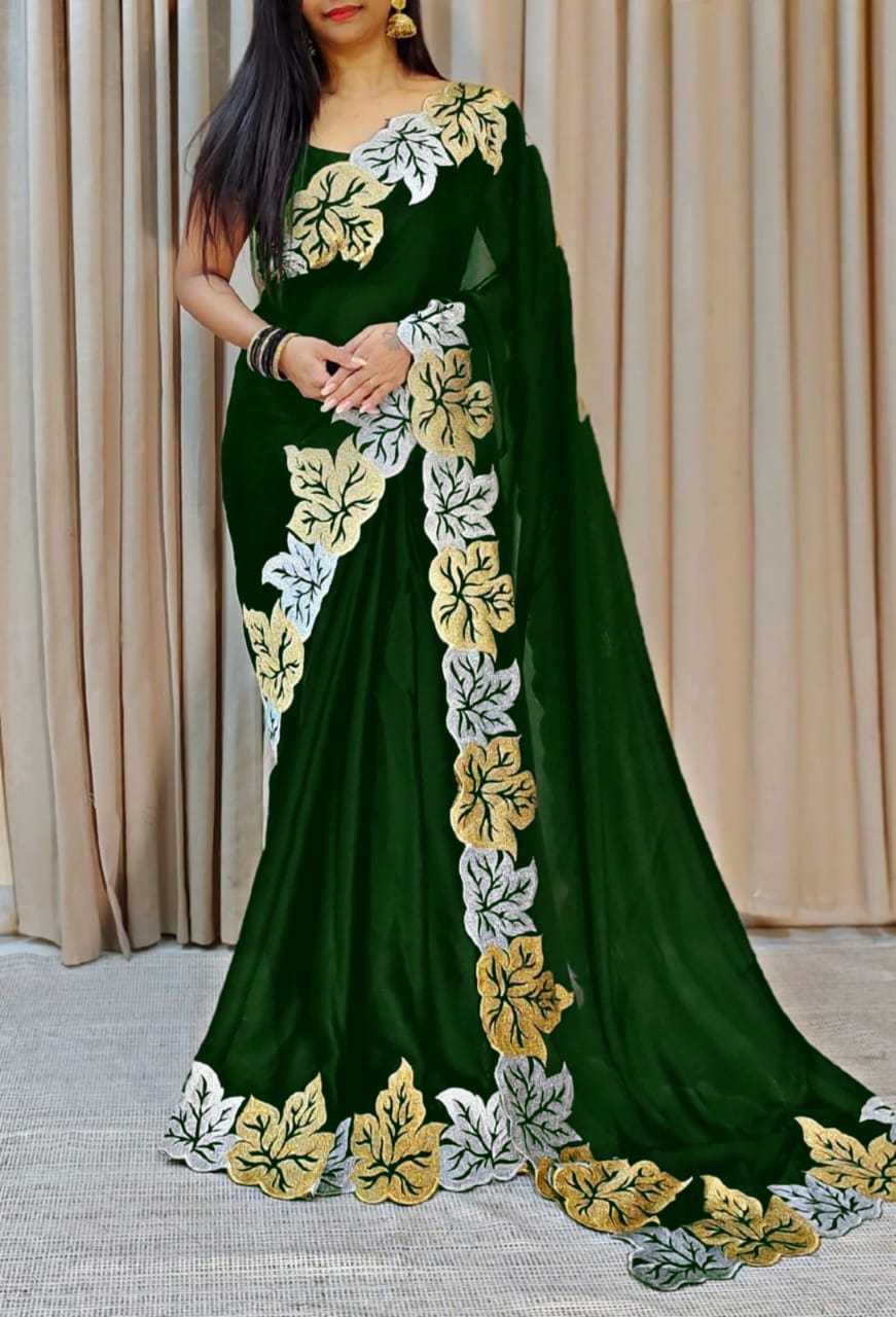 Ynf Chiffon KESH195 KRF20 Sarees Rakhi Collections Wedding Collections Wholesale Fancy Sarees Embroidered Sarees Cutwork Saree Manufacturer