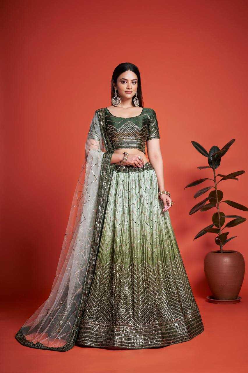 Ynf Chinon KESH295 266 Lehengas Wholesale Wedding Lehenga Embroidered Lehenga Sequins Lehenga Manufacturer