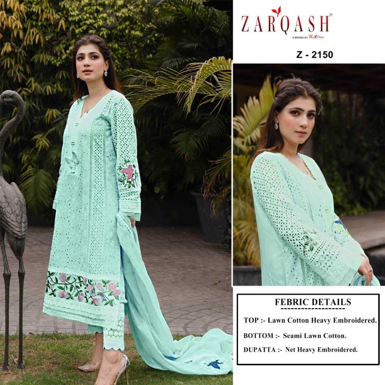 Ynf Cotton KESH180 ZARQASH 2146 Suits & Dresses Islamic Clothing Festive Collections Wholesale Pakistani Suits Unstitched Suits Cotton Suits Manufacturer