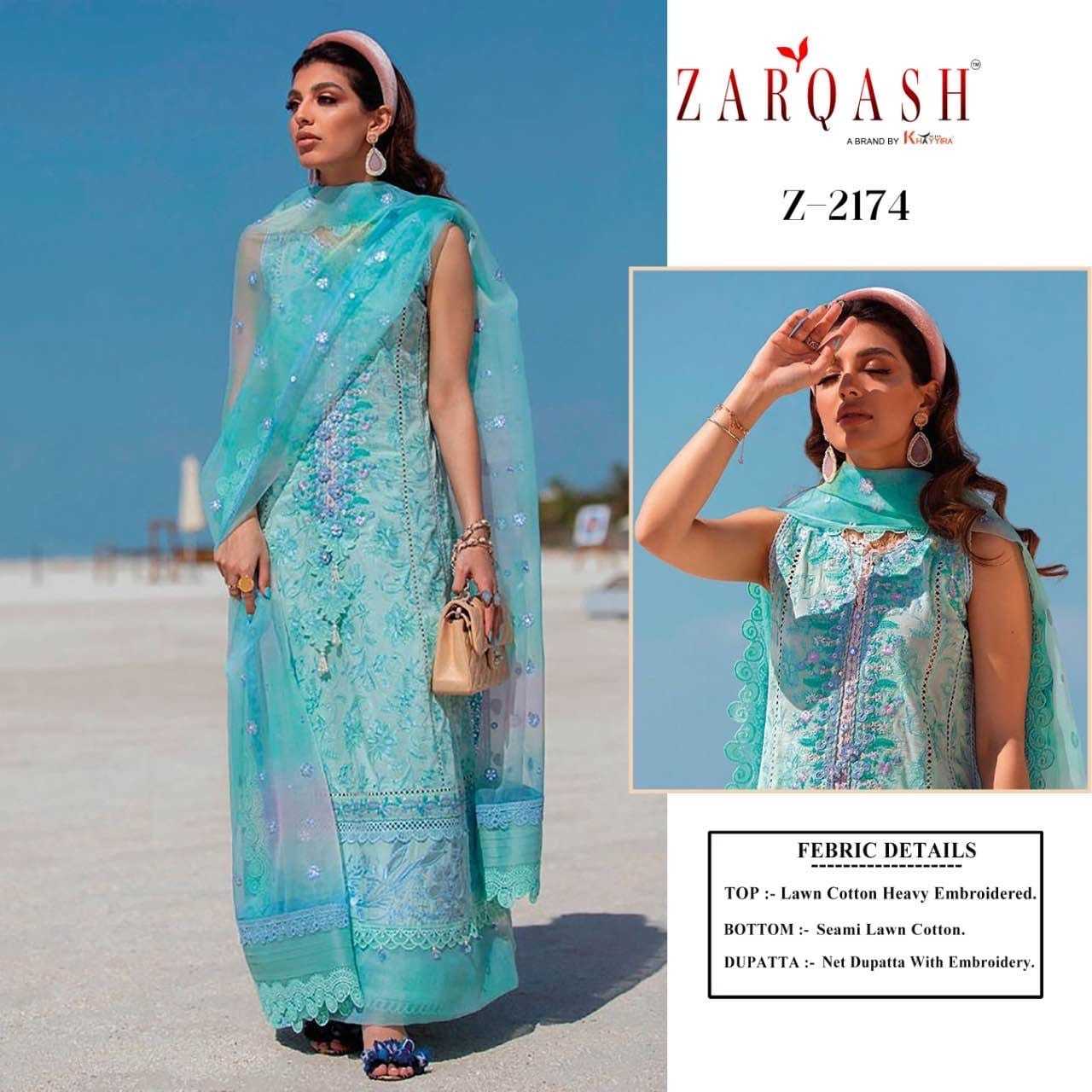 Ynf Cotton KESH180 ZARQASH AZIZ LUXURY LOWN Suits & Dresses Islamic Clothing Festive Collections Wholesale Pakistani Suits Unstitched Suits Embroidered Suits Manufacturer