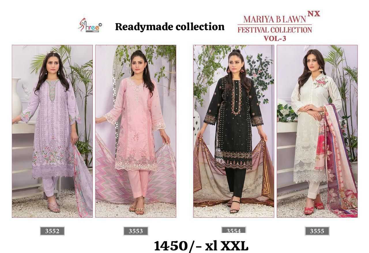 Ynf Cotton KESH445 SHREEFAB-MARIYA BLAWNNX VOL-3 Setwise Collections Wholesale Pakistani Suits Catalogs Manufacturer