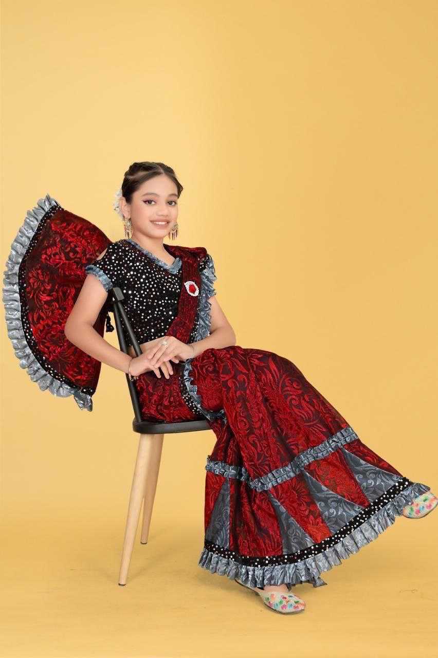 Ynf Delta Imported KESH461 Delta Anarkali kids wear Kids Wear Wholesale Kids Anarkali Suits Manufacturer