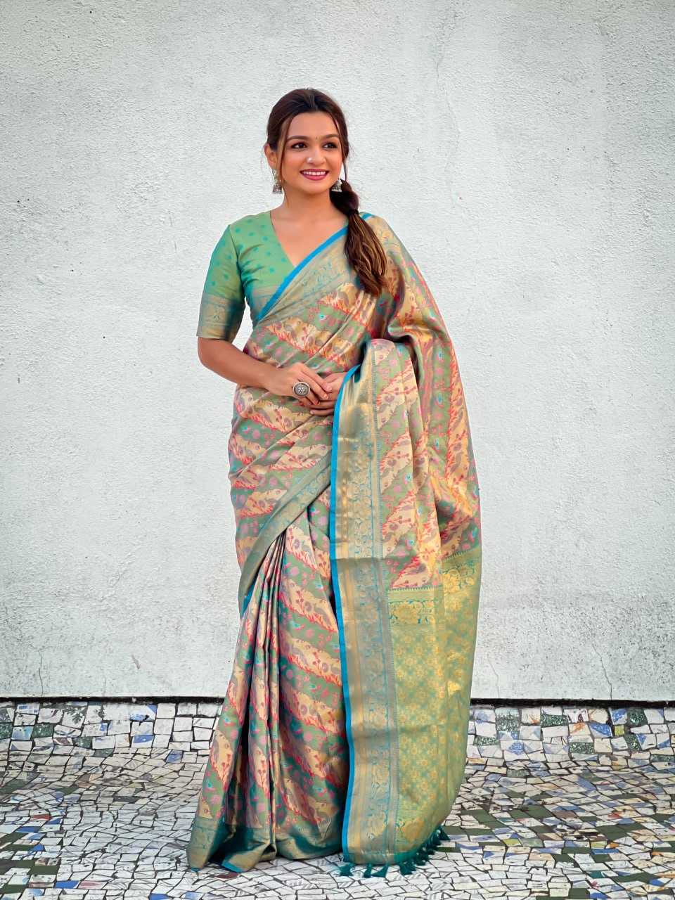 Ynf Dharmavaram Silk RIN116 REW69 Silk Sarees Wholesale Soft Silk Sarees Brocade Sarees Designer Silk Sarees Manufacturer