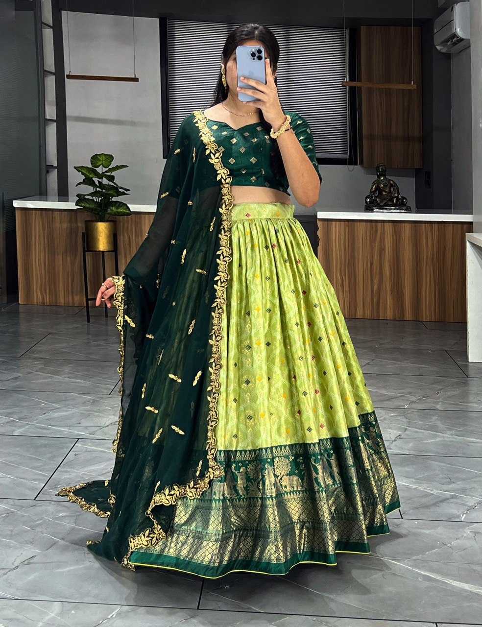 Ynf Dola Silk RIN119 7111 Lehengas Wedding Collections Festive Collections Wholesale Designer Lehenga Silk Lehenga Printed Lehenga Manufacturer