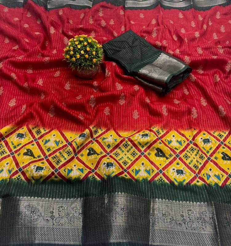 Ynf Fancy KESH203 PATOLA GOLD Sarees Durga Pooja Sarees Festive Collections Wholesale Designer Sarees Printed Sarees Zari Border Sarees Manufacturer