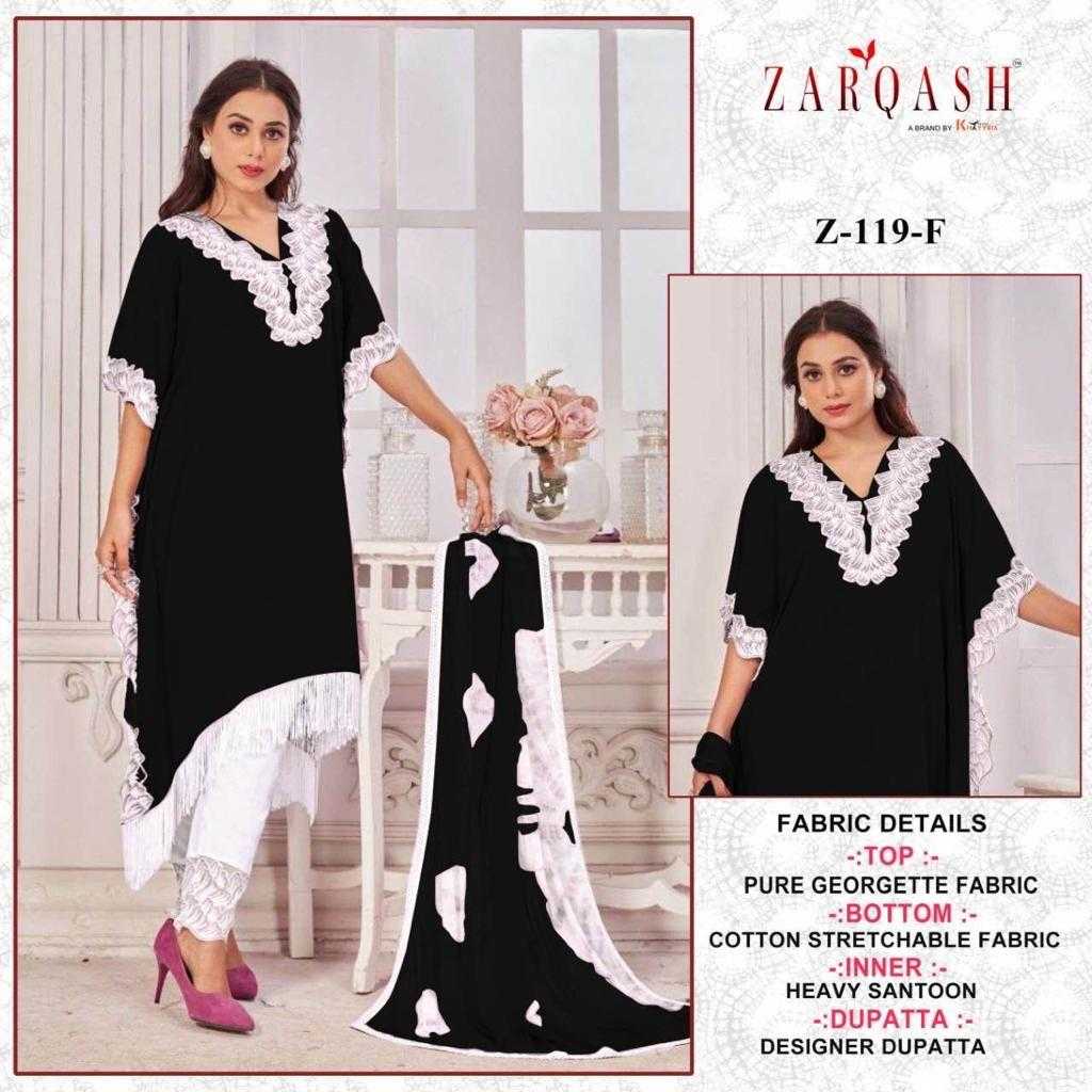 Ynf Faux Georgette KESH180 ZARQASH Z-119E Suits & Dresses Islamic Clothing Festive Collections Wholesale Pakistani Suits Kaftans Georgette Dresses Manufacturer