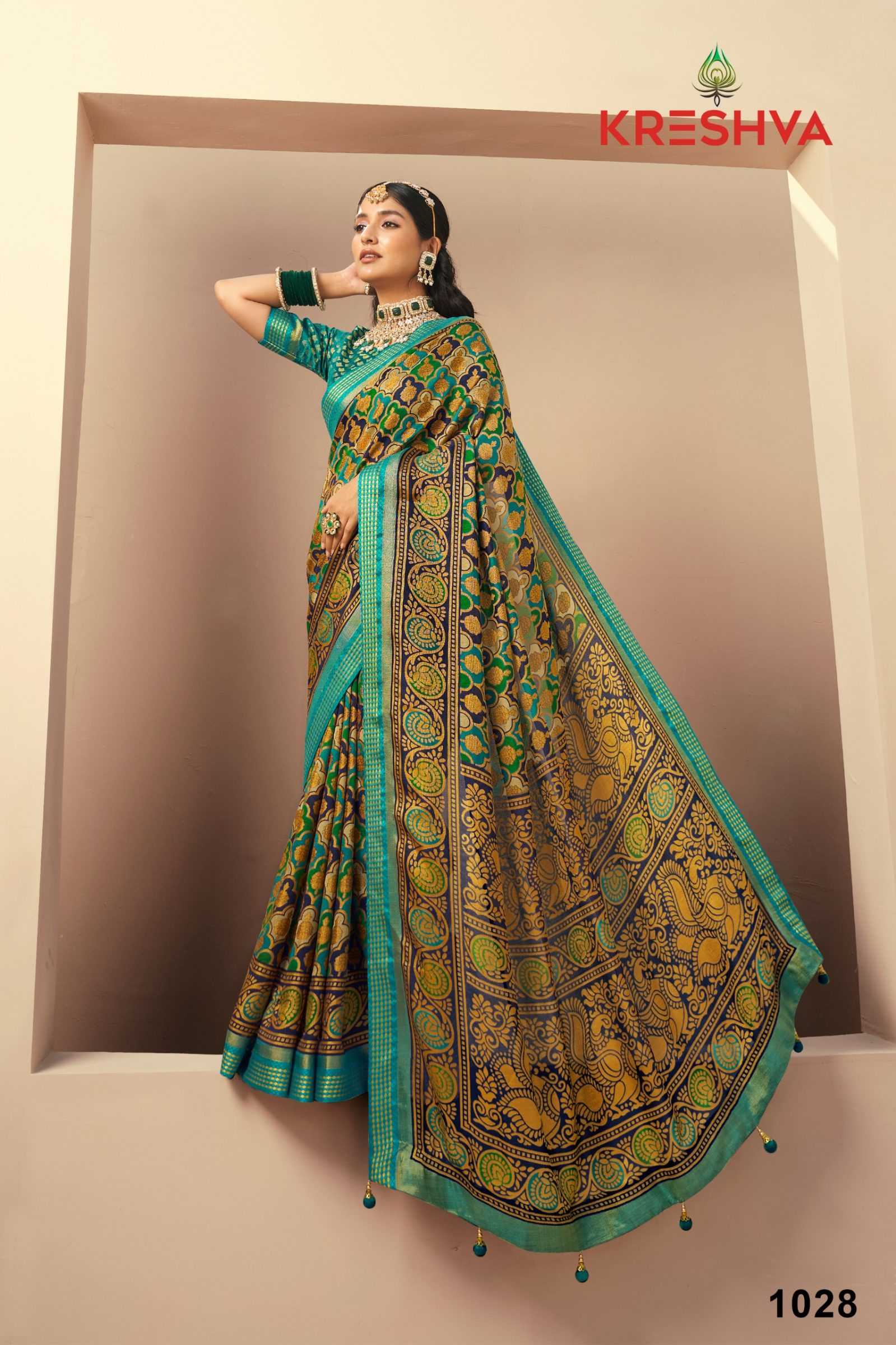 Ynf Georgette KESH113 Kreshva-Rohini Sarees Diwali Collections Wedding Collections Wholesale Georgette Sarees Indian Sarees Traditional Sarees Manufacturer