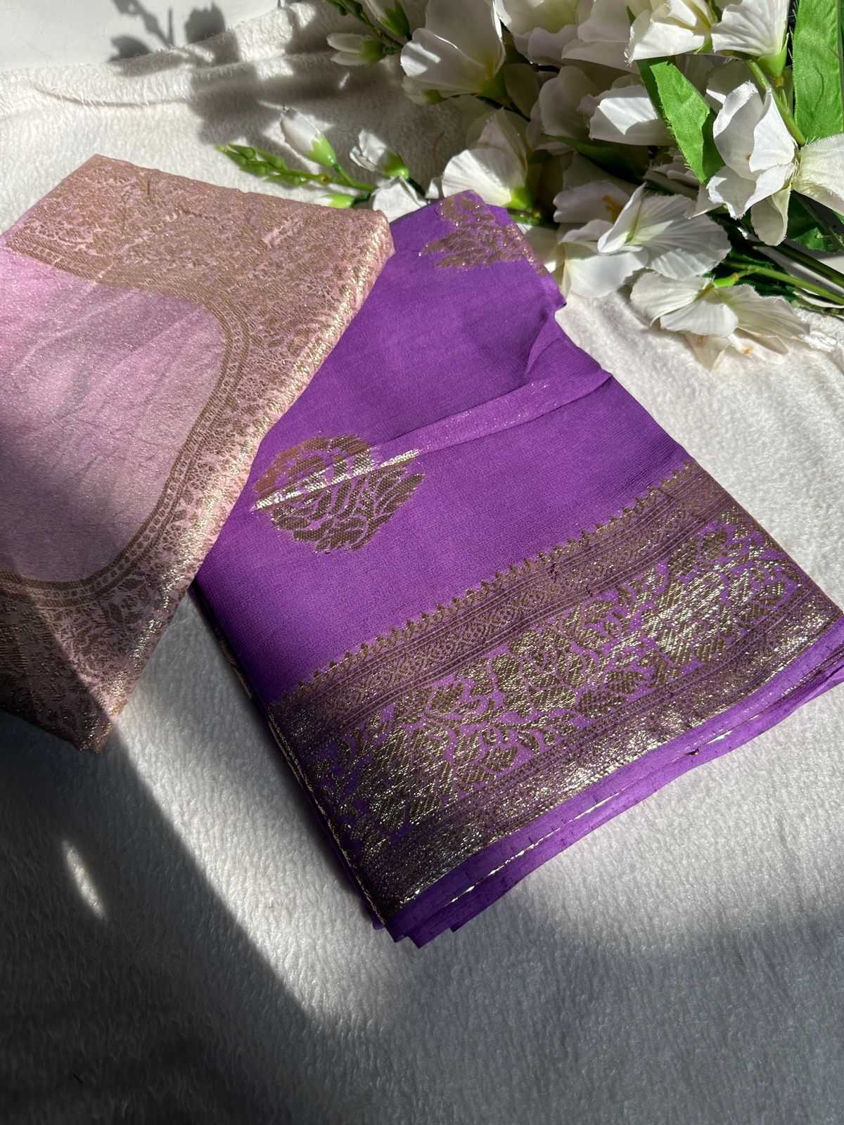 Ynf Georgette RIN104 APE10 Sarees Diwali Collections Festive Collections Wholesale Georgette Sarees Traditional Sarees Sarees With Blouse Manufacturer