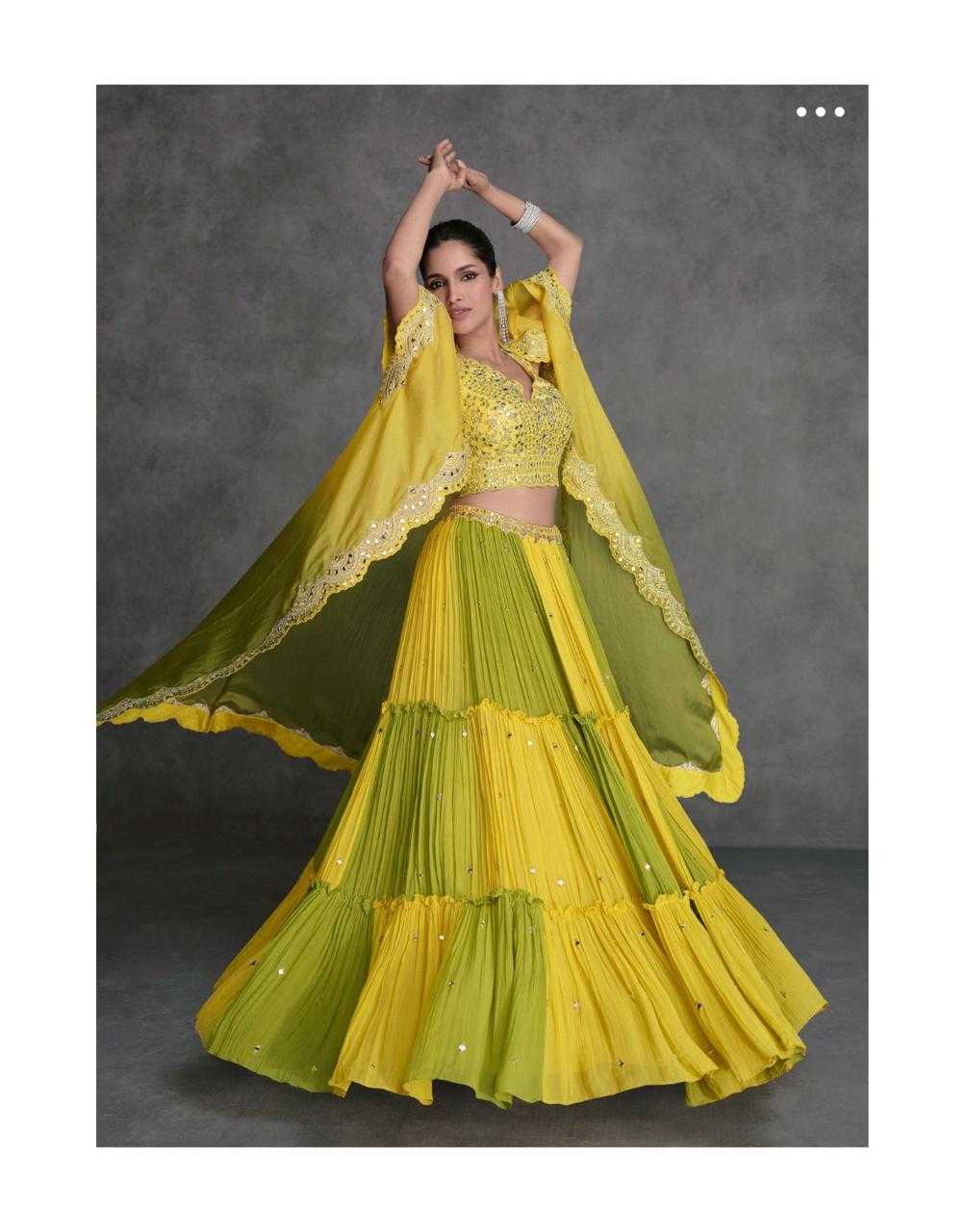 Ynf Georgette RIN184 SAYURI DESIGNER-JUGNI NX Lehengas Diwali Collections Festive Collections Wholesale Embroidered Lehenga Bollywood Lehenga Choli Georgette Lehenga Manufacturer