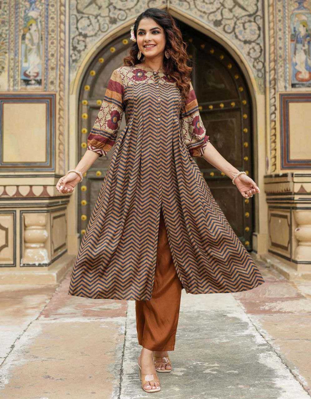 Ynf Heavy Silk KESH352 KVD 24 Kurti Wholesale Casual Kurtis Workwear Kurtis Printed Kurtis Manufacturer