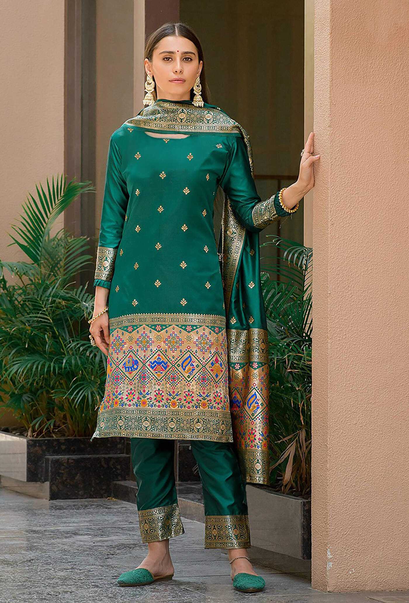 Ynf Jacquard KESH334 MALANG Suits & Dresses Wedding Collections Festive Collections Wholesale Designer Suits Silk Suits Long Kurti Suits Manufacturer